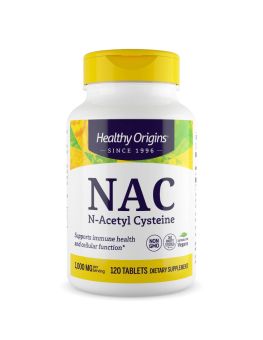 Healthy Origins N-Acetyl-L-Cysteine (NAC) 1000 mg, 120 Tablets