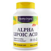 Healthy Origins Alpha Lipoic Acid 600mg 60 Veggie Capsules