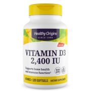 Healthy Origins Vitamin D3 2400iu 120 Softgels
