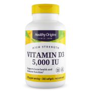 Healthy Origins Vitamin D3 5,000iu 360 Softgels