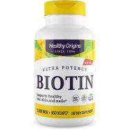 Healthy Origins Biotin 10,000mcg 360 Veggie Capsules