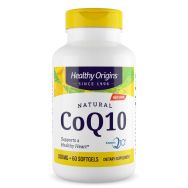 CoQ10 | Healthy Origins | 100mg 60 Softgels Front of bottle

