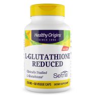 Healthy Origins L-Glutathione Reduced 250mg 60 Veggie Capsules